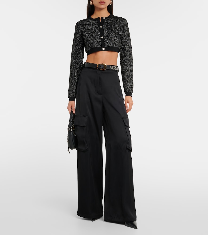 Barocco cropped cardigan