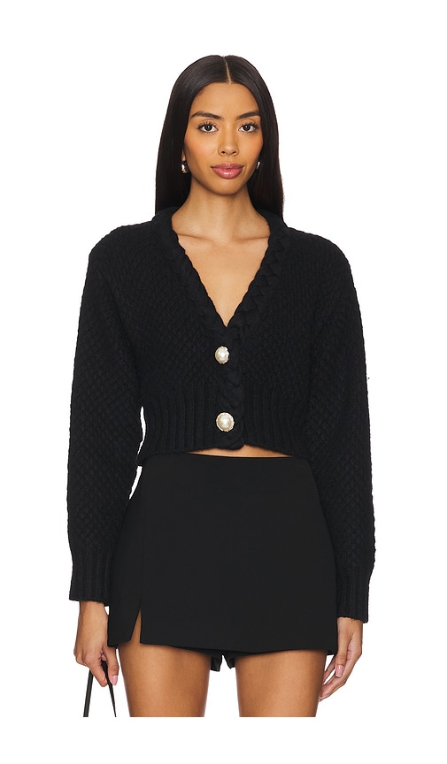 MAJORELLE Phiala Cardigan in Black. - XL also in