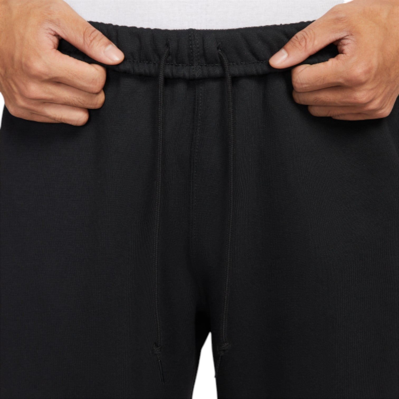 Solo Swoosh Fleece Straight-Leg Trousers 'Black'