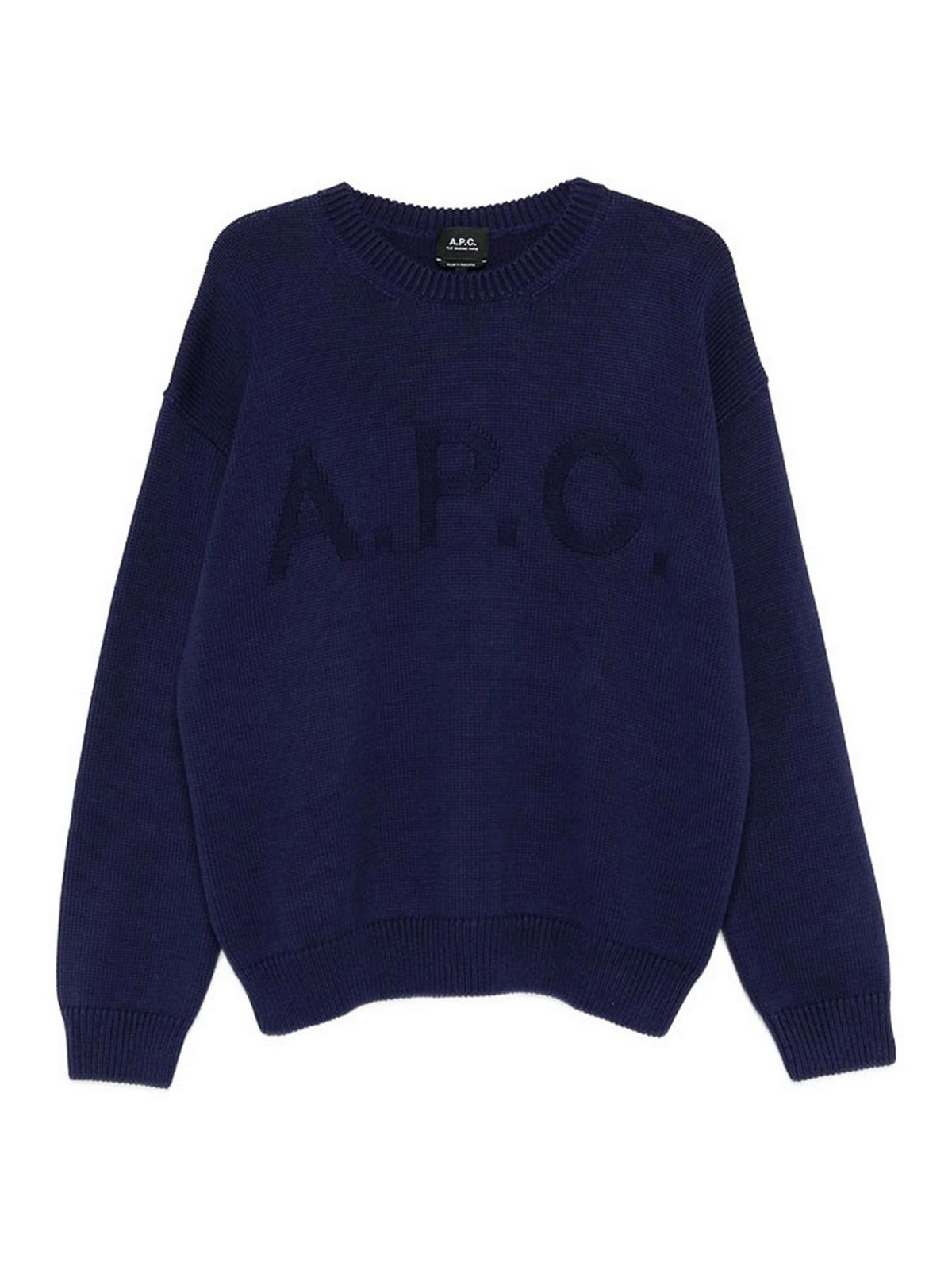 A. p.c. Logo-detail Crew-neck Sweater