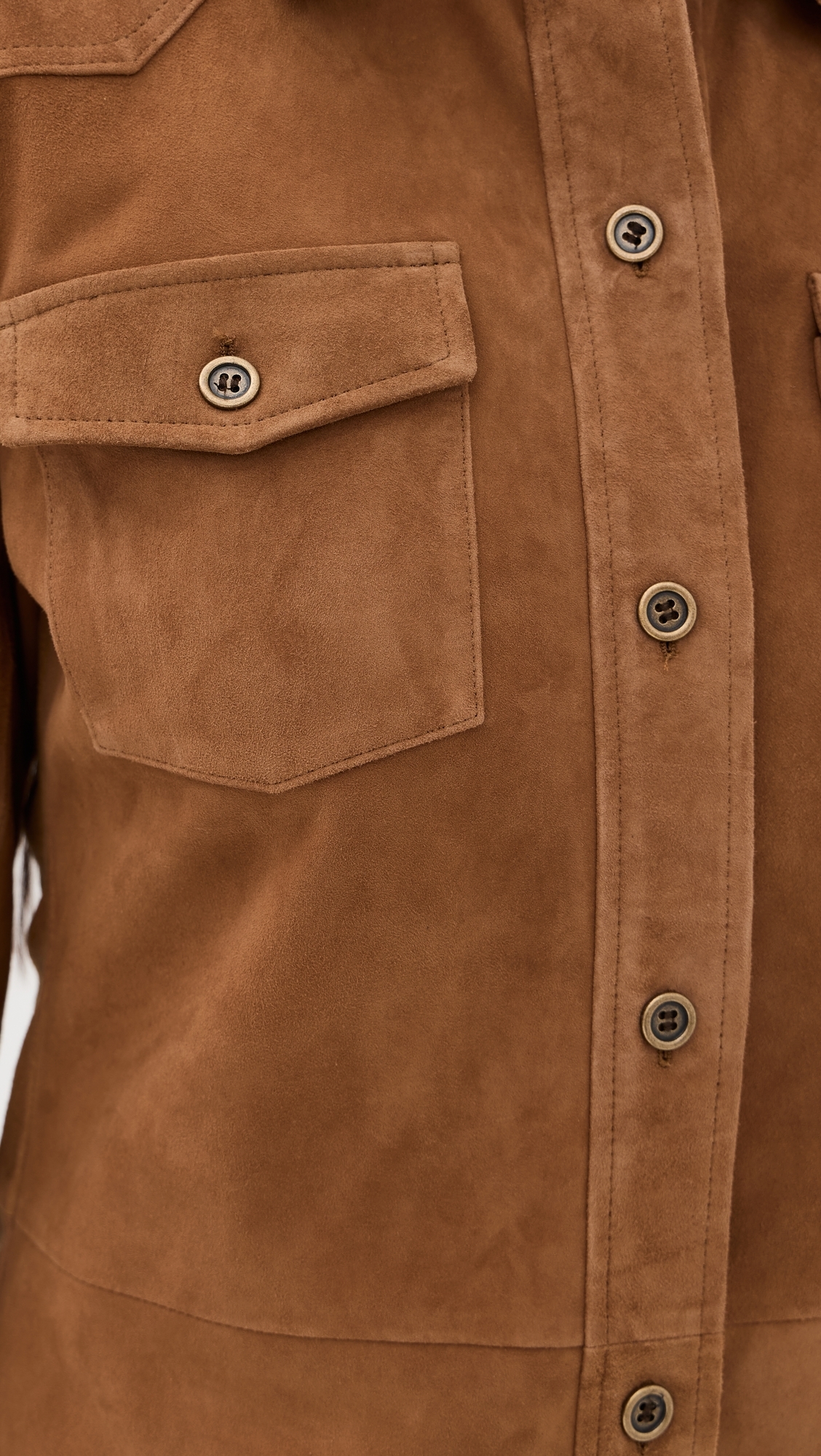 FAYE Goat Suede Jacket Whiskey