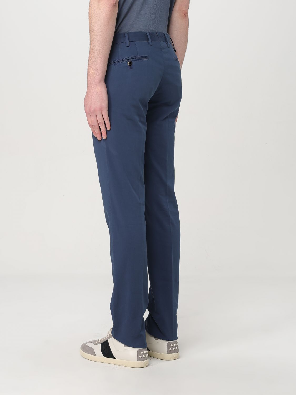 Pants Men color Blue