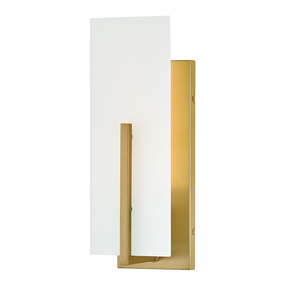 Lacquered Brass LED Wall Sconce from the Roman Collection
