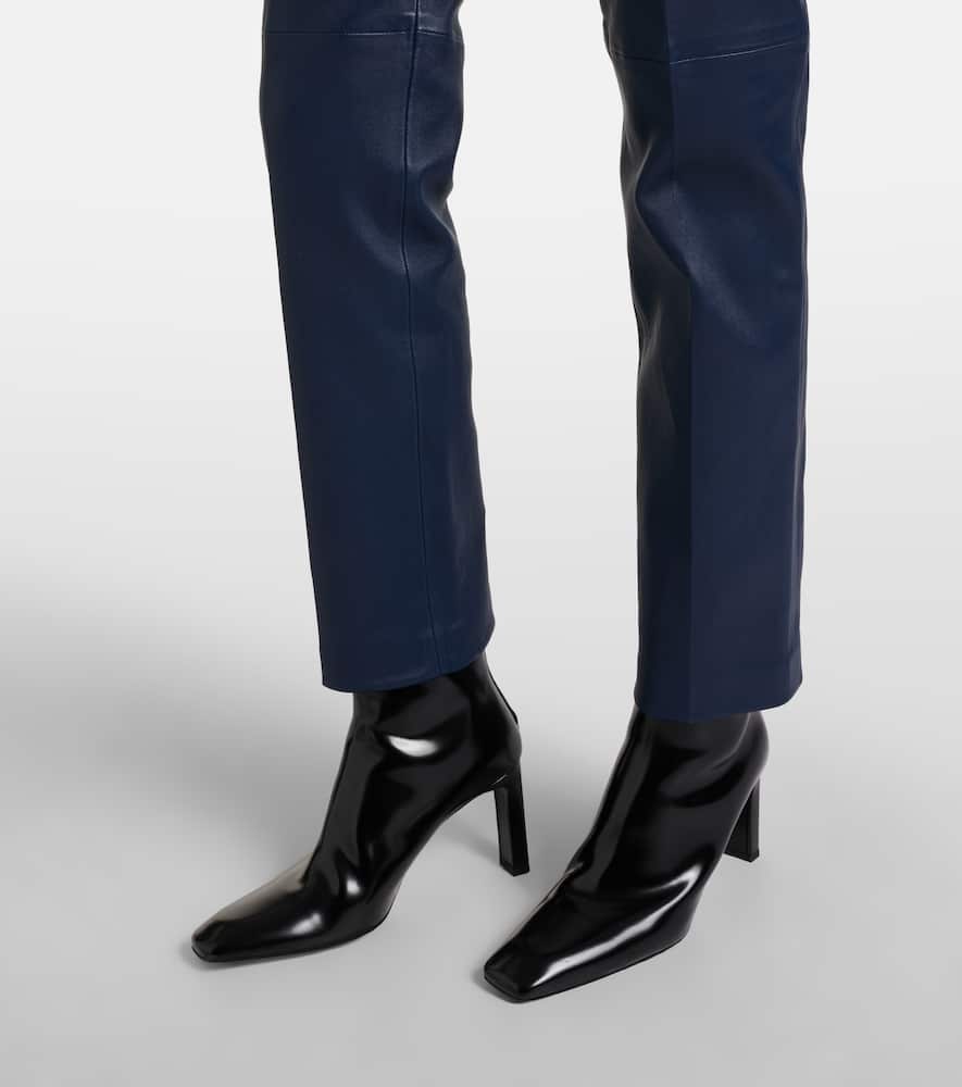 Coleman leather slim pants