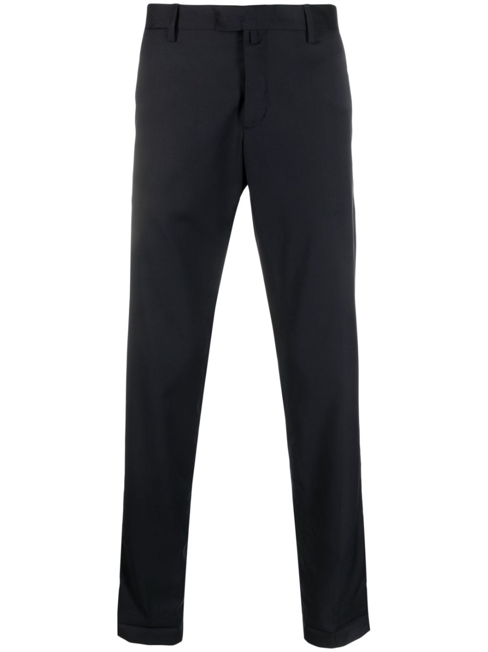Tapered-leg tailored trousers - Blue