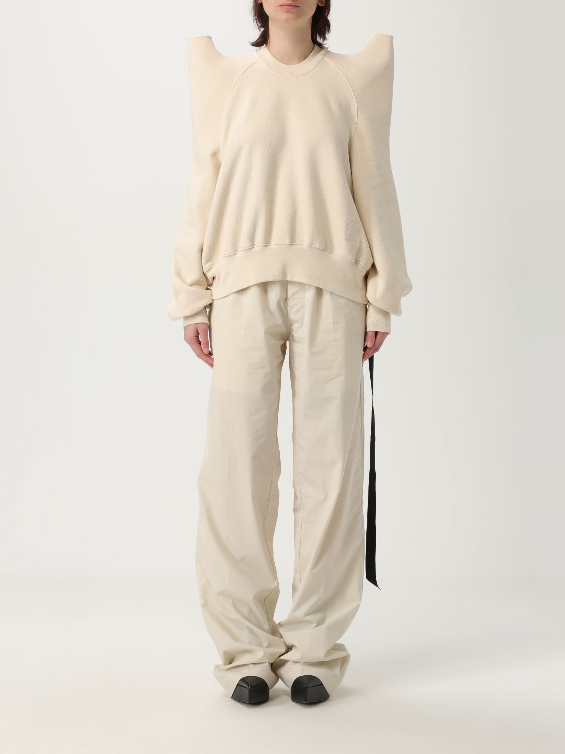 Sweater RICK OWENS DRKSHDW Woman color Beige