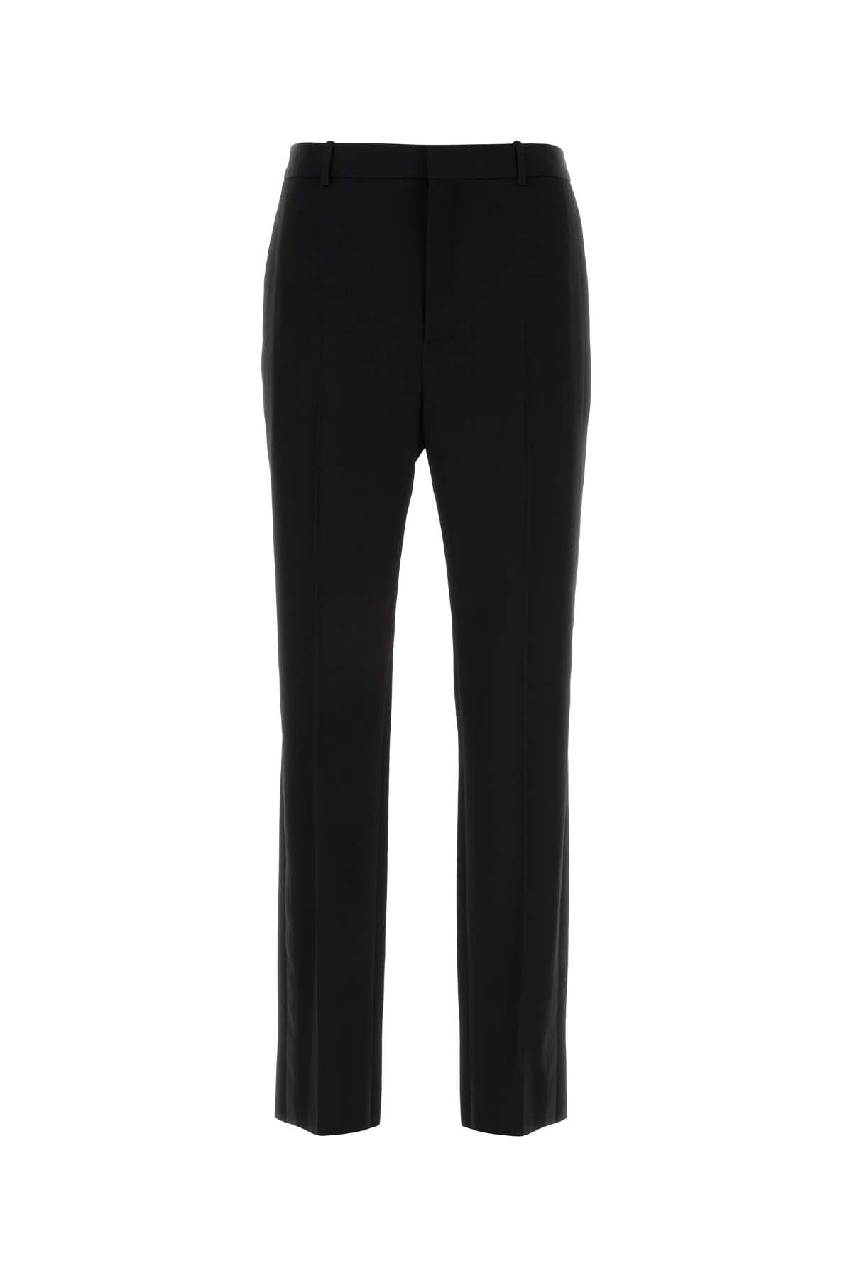 Wool Trousers — Black