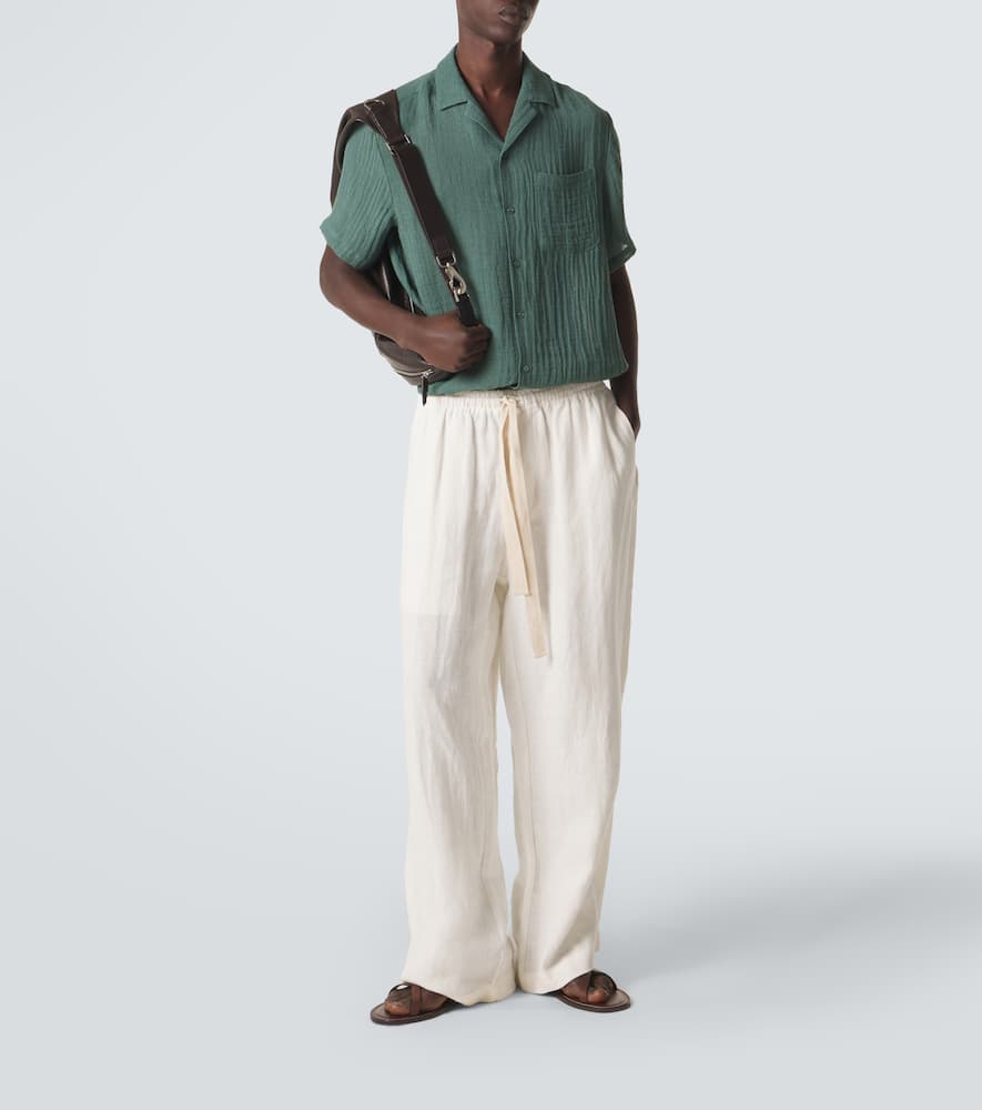 Botad linen bowling shirt