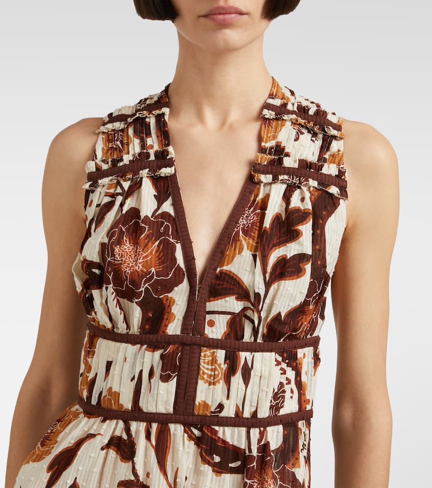 Chiara floral cotton maxi dress
