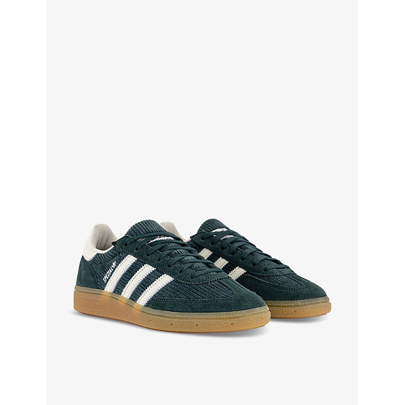 Womens Mineral Green Offwhite G Handball Spezial Brand-embellished Cord-suede Low-top Trainers