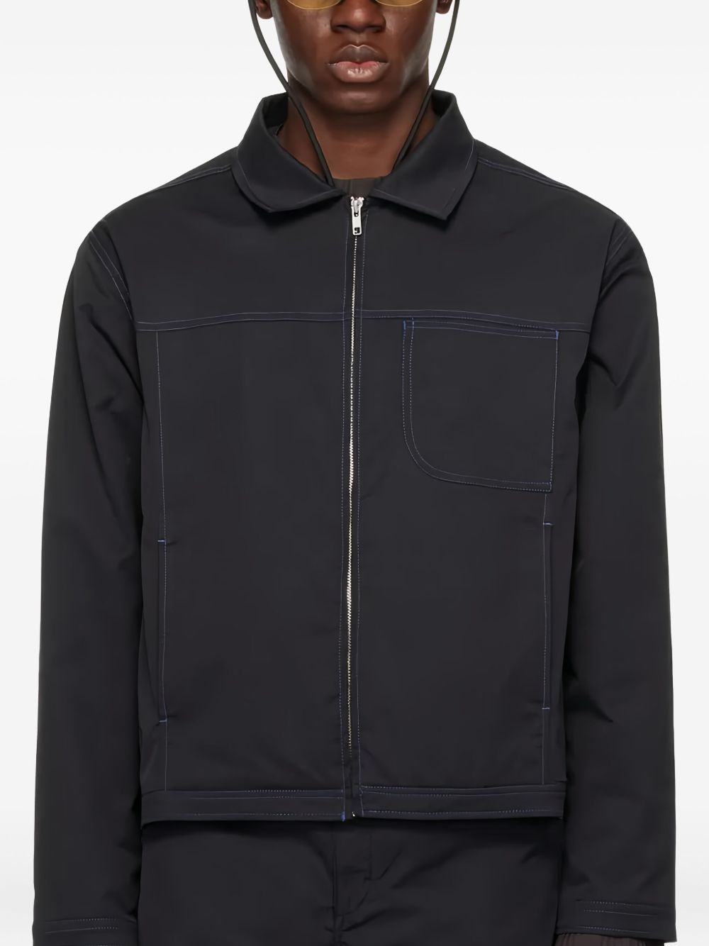 AFFXWRKS contrast-stitching jacket - Black
