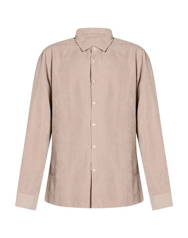 Family First Milano Man Shirt Beige Size XL Polyester, Polyamide
