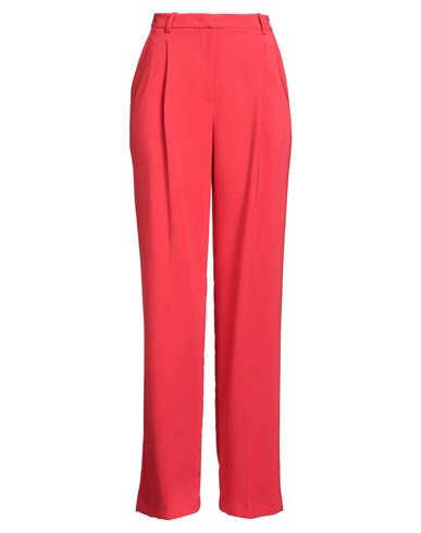 Woman Pants Red Size 4 Polyester, Elastane