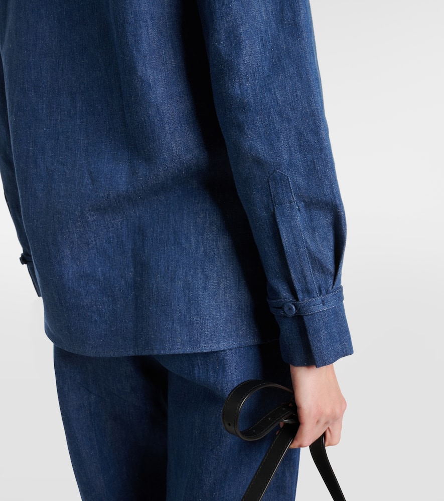 Cruz cotton and linen shirt