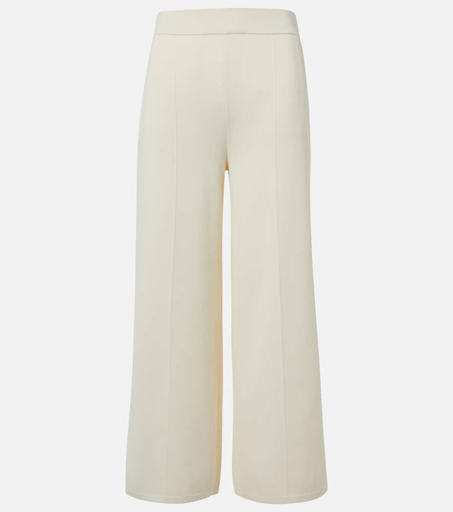 High-rise wide-leg pants