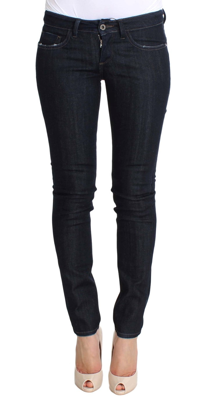 Cotton Stretch Slim Fit Jeans — Blue