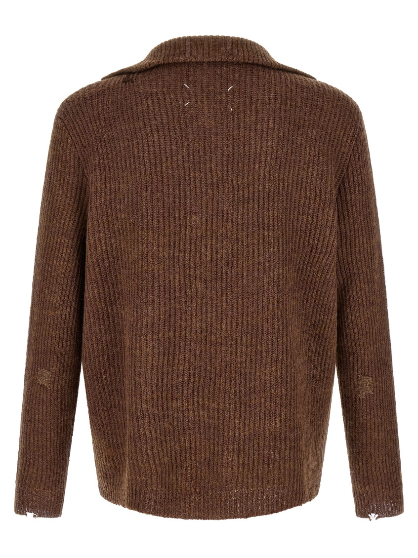 Brown Knitted Sweater