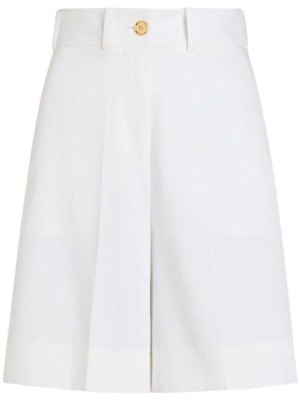 Gabardine bermuda shorts - Green