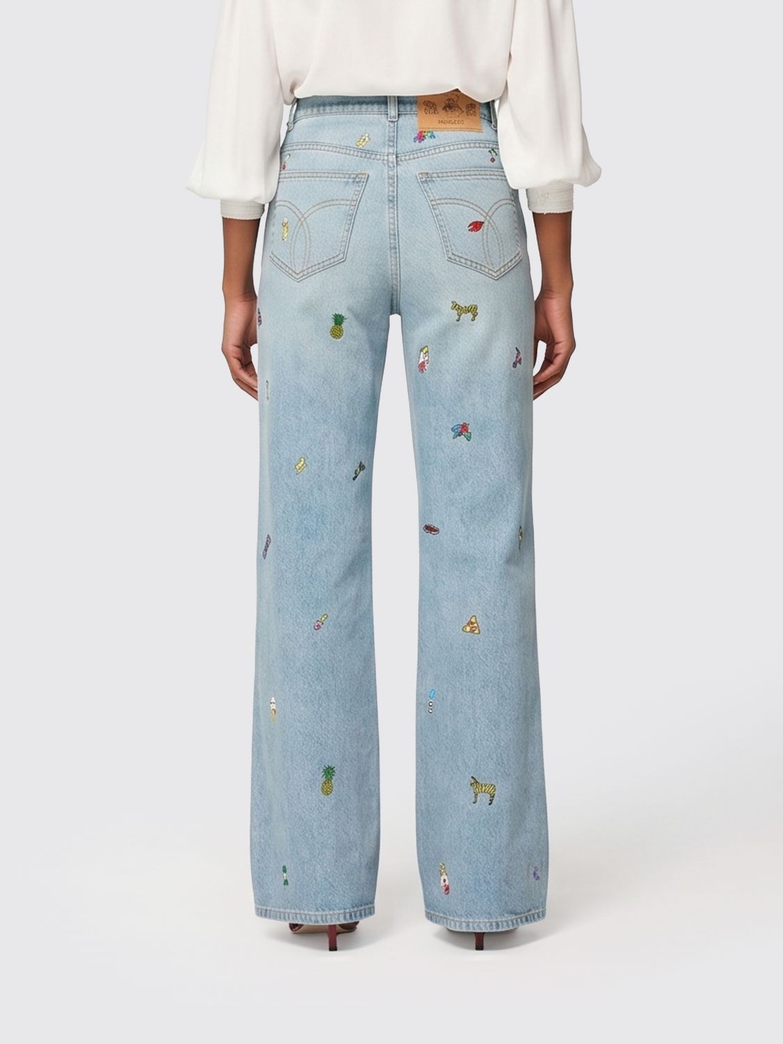 Pants Woman color Blue