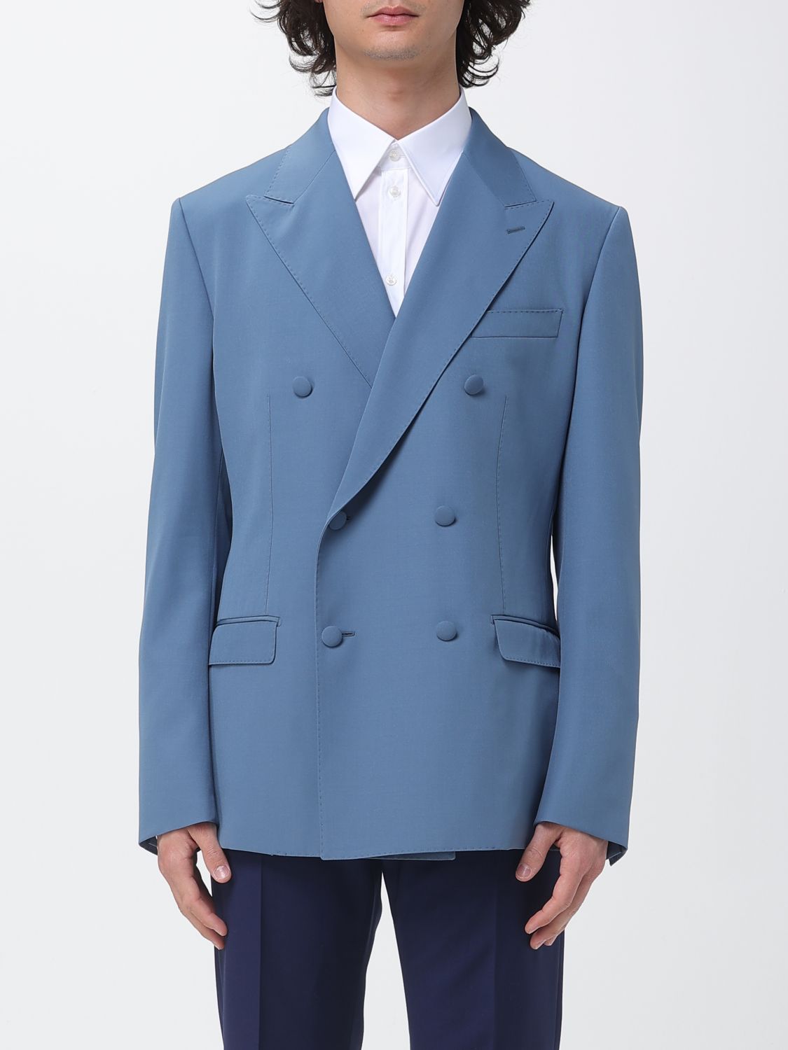 Jacket Men color Blue