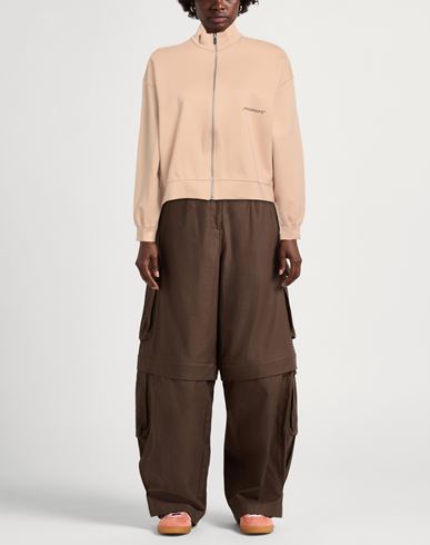 Woman Sweatshirt Sand Size M Viscose, Polyamide, Elastane