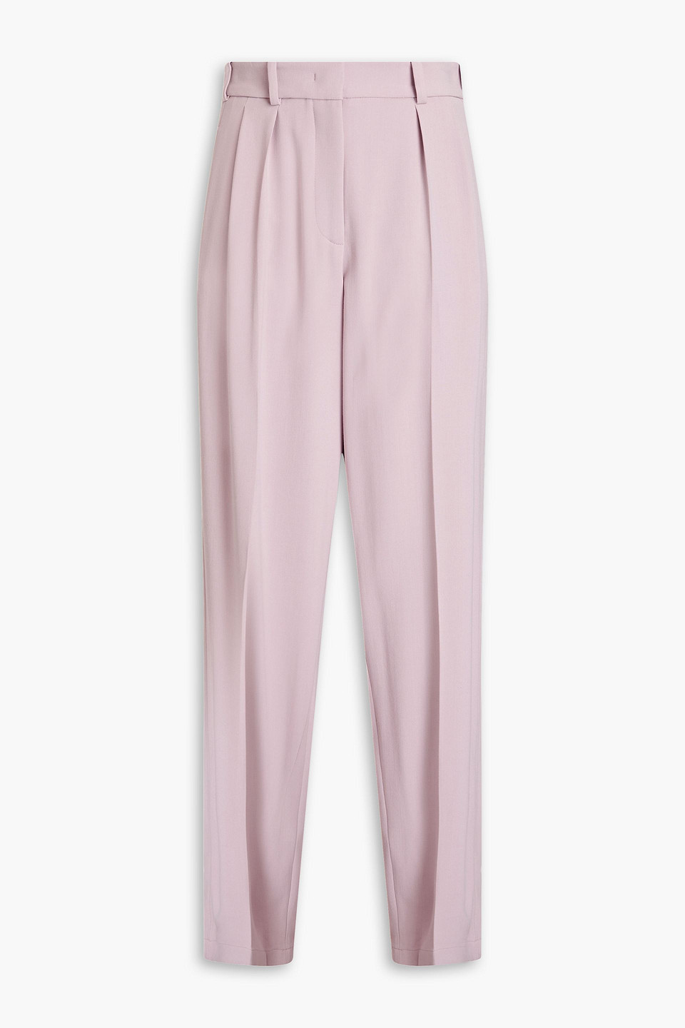 Buckley pleated twill tapered pants - Pink - FR 38