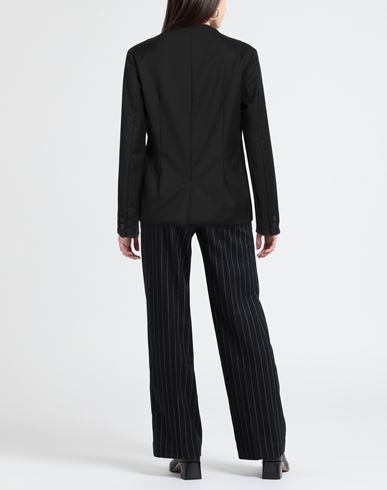 Woman Blazer Black Size 10 Polyester, Viscose, Elastane