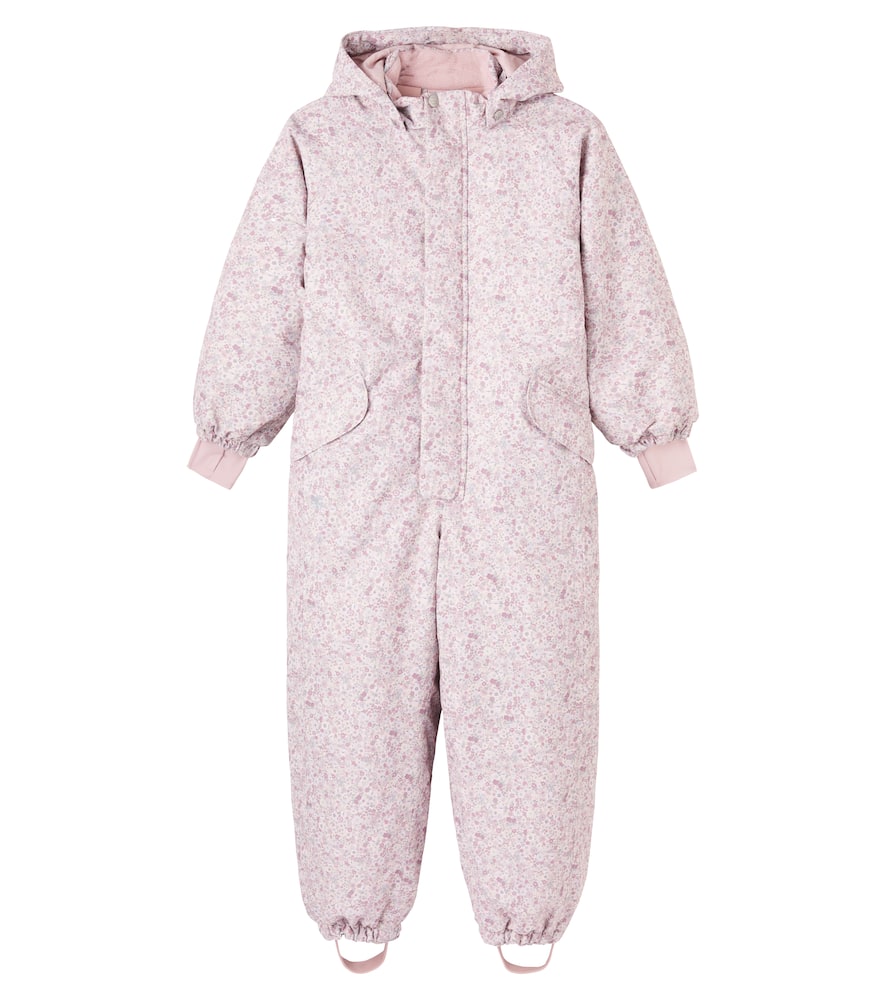 Miko floral padded snowsuit