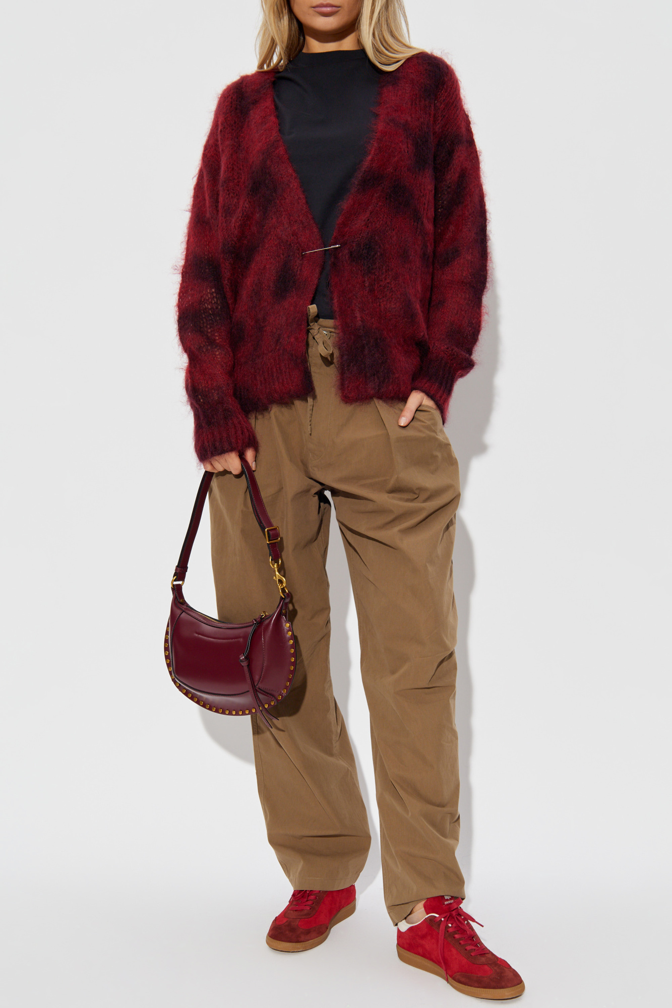 Cardigan "Mylene", Women's, Burgundy