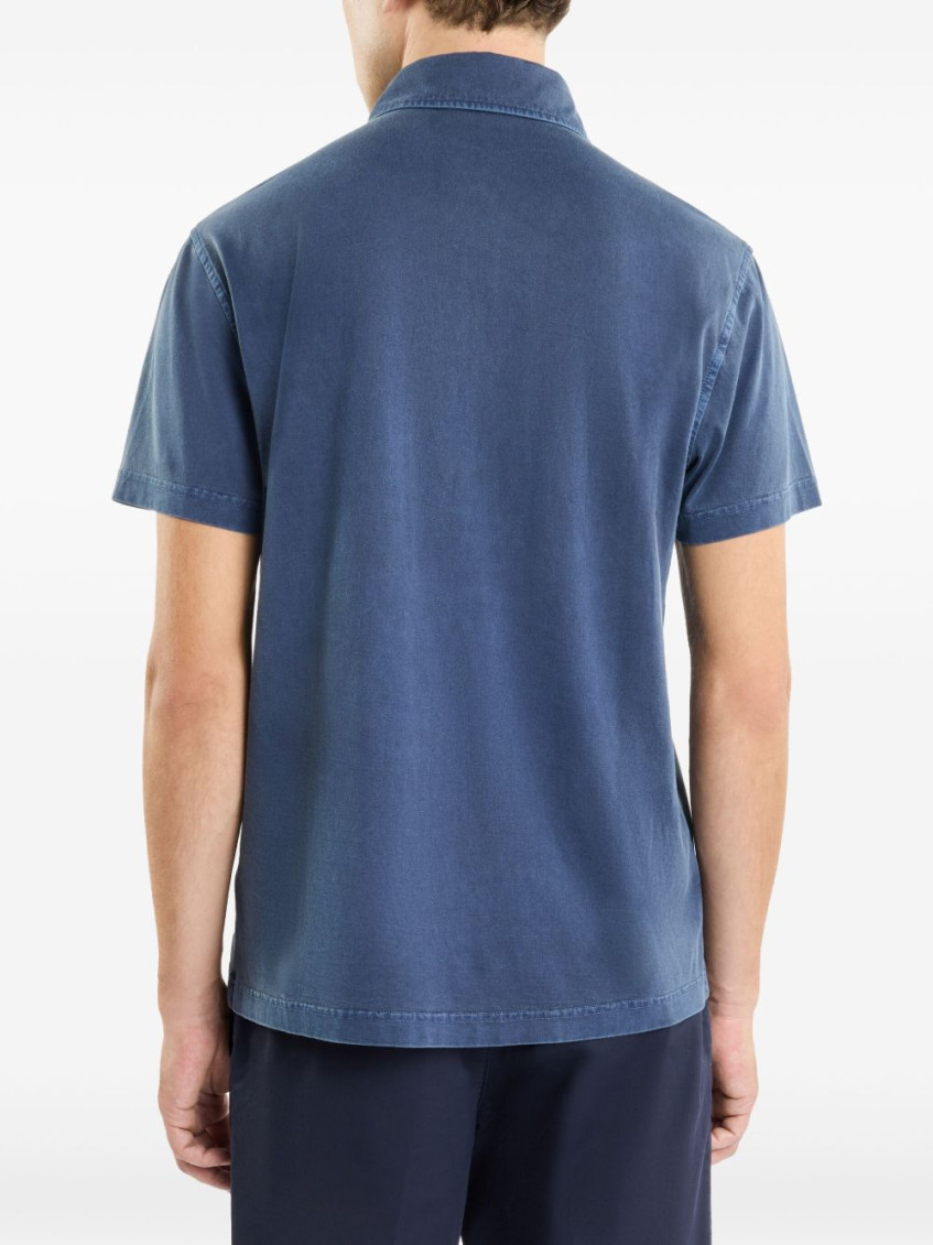 Blue Logo Polo Shirt