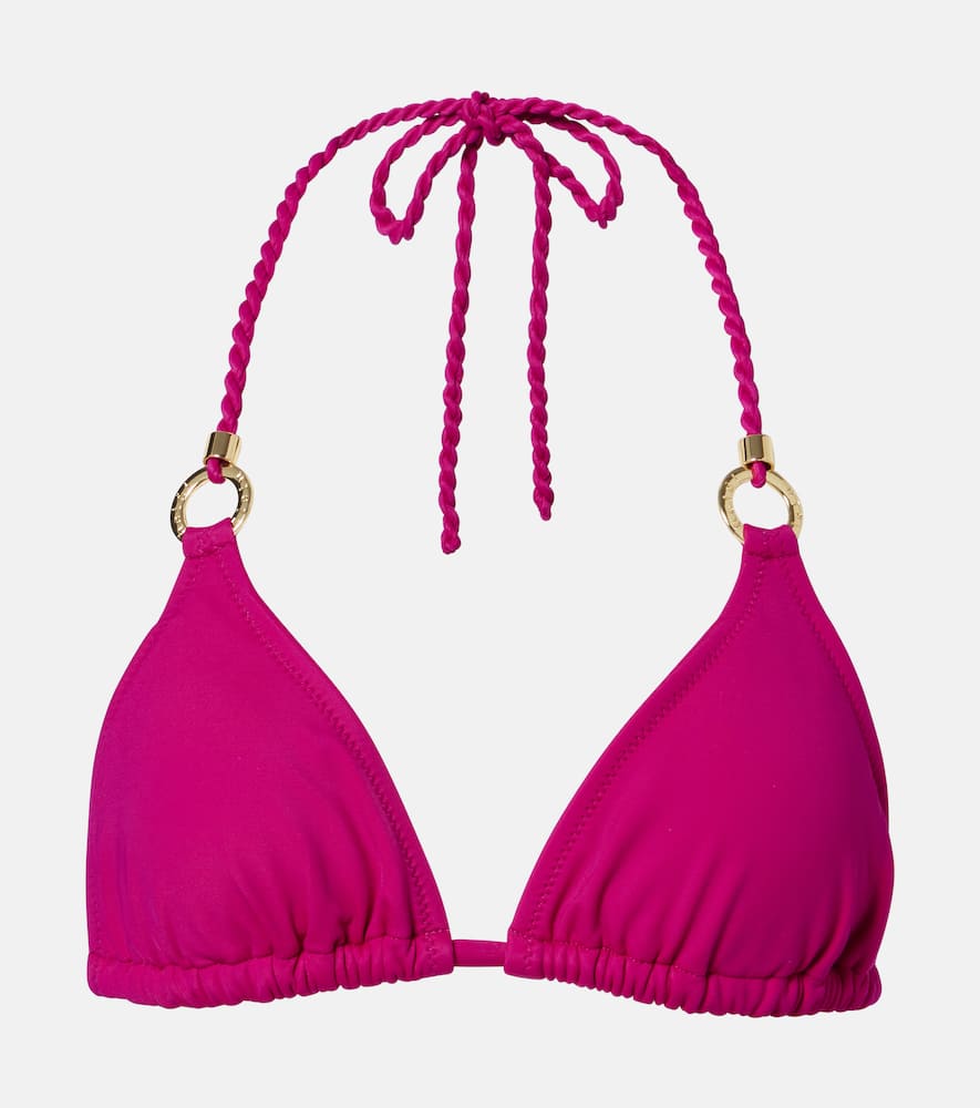 Ithaca embellished bikini top