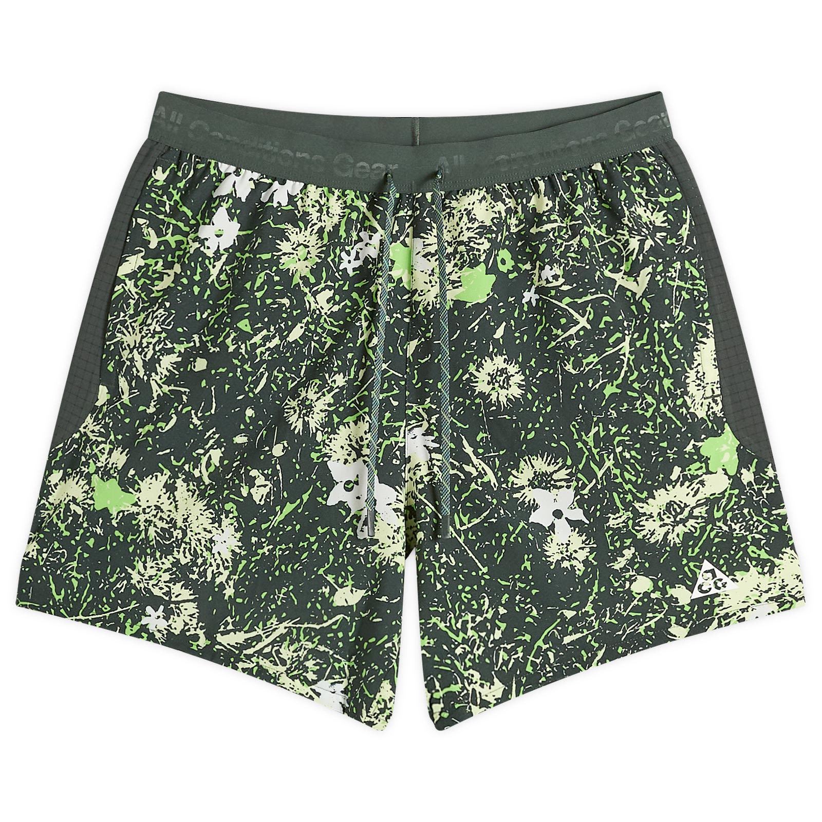 Men's ACG All Over Print Short Mean Green/Black Spruce/Summit White