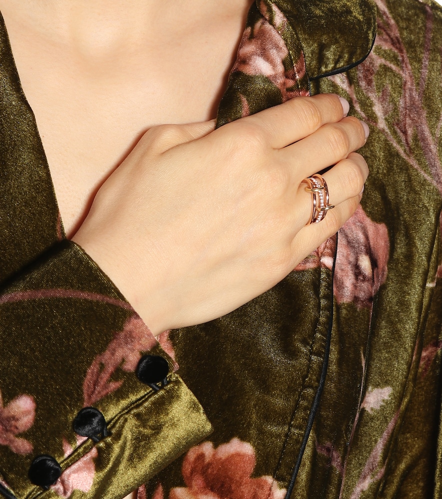 Sonny Gold 18kt rose gold and diamond ring