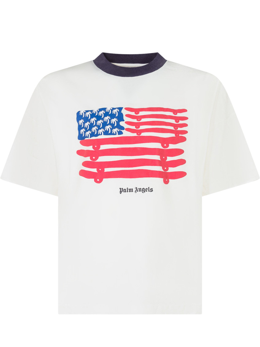 Kids White Graphic T-Shirt
