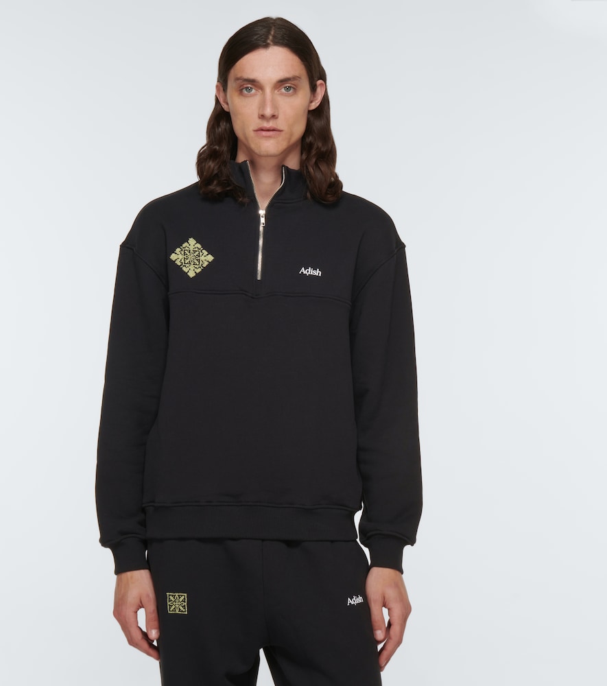 Logo cotton jersey sweatshirt