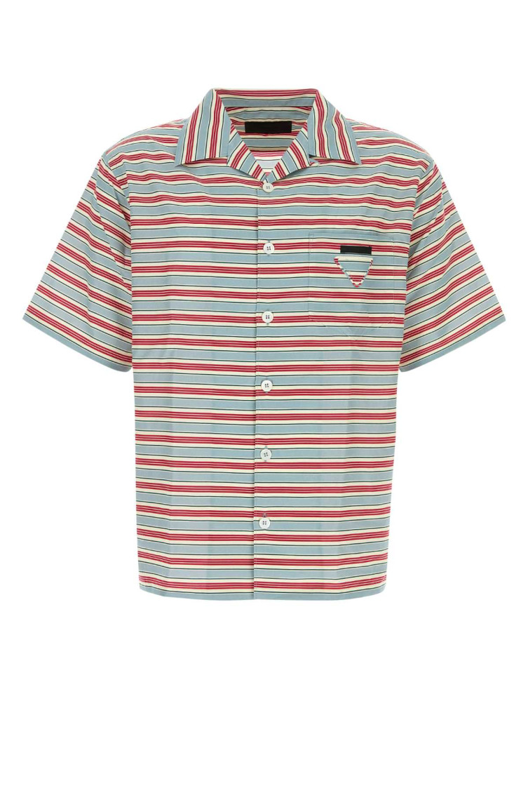 Embroidered Cotton Blend Shirt