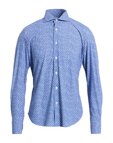 Man Shirt Blue Size 15 Nylon, Polyamide
