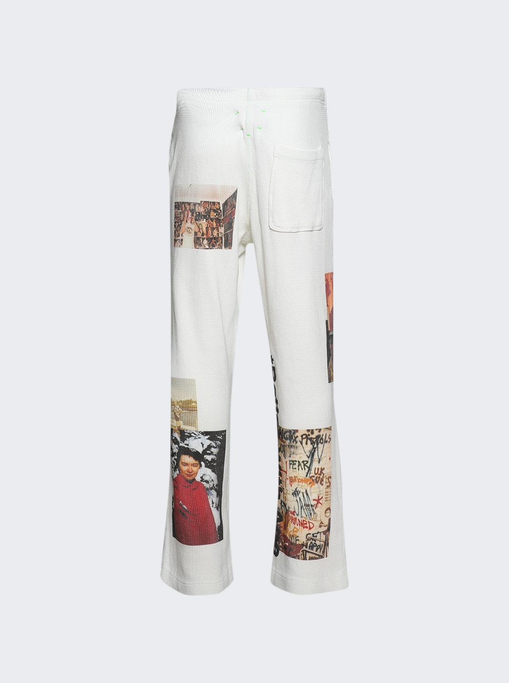 Ricky Waffle Sweatpants White