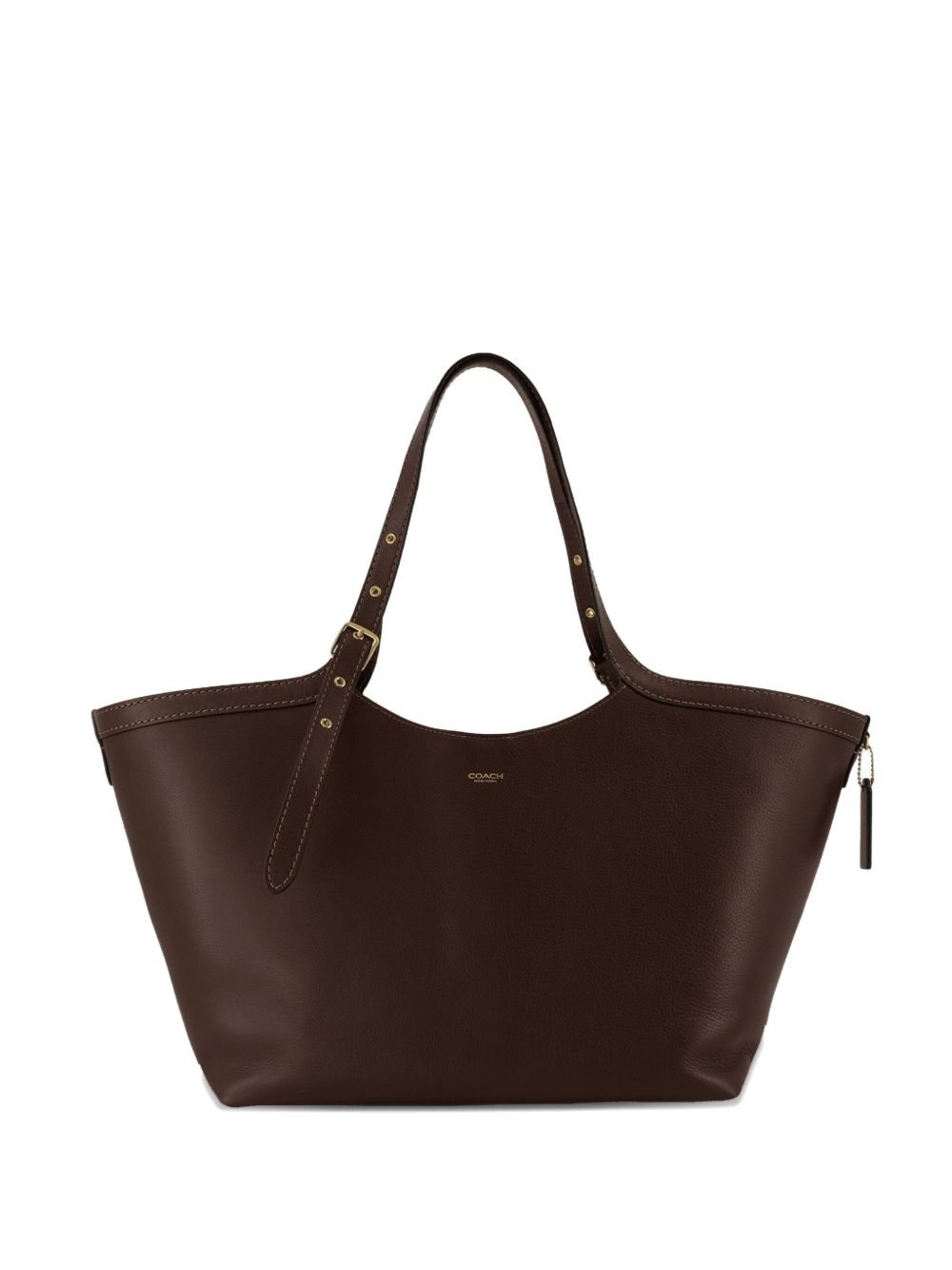 Gramercy leather tote bag - Brown