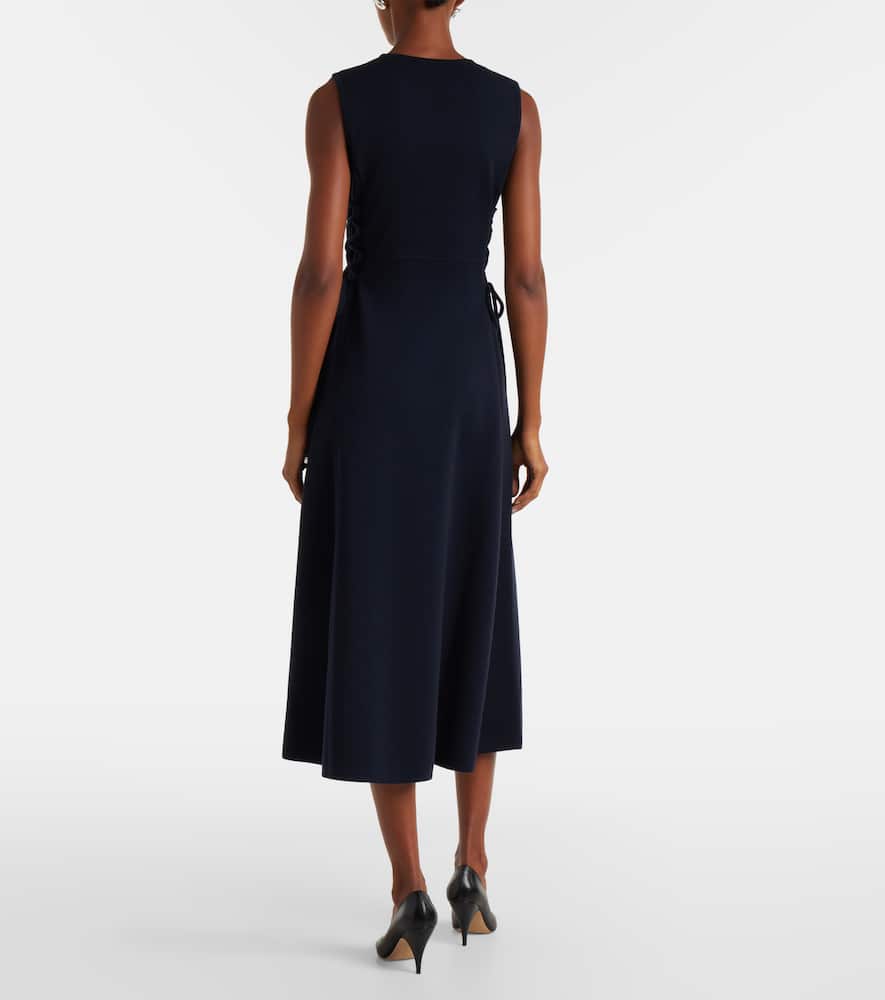 Delfi virgin wool midi dress