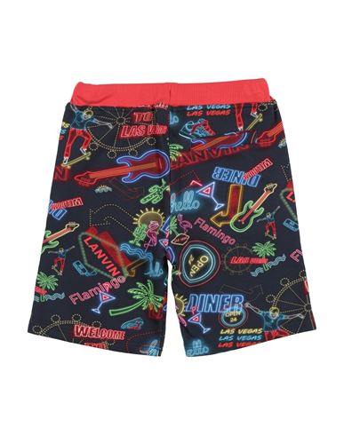 Kid Boy Shorts & Bermuda Shorts Midnight blue Size 12 Cotton, Elastane