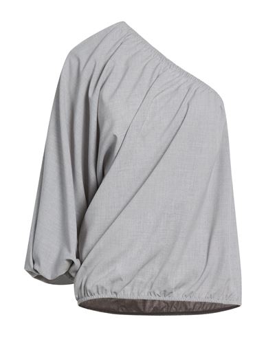 Woman Top Grey Size ONESIZE Polyester, Viscose, Elastane