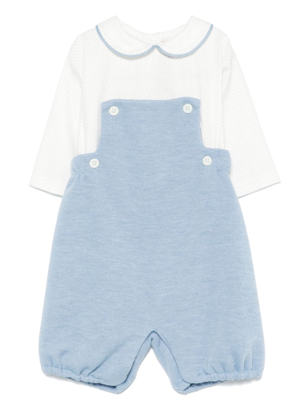Polka-dot romper - Blue