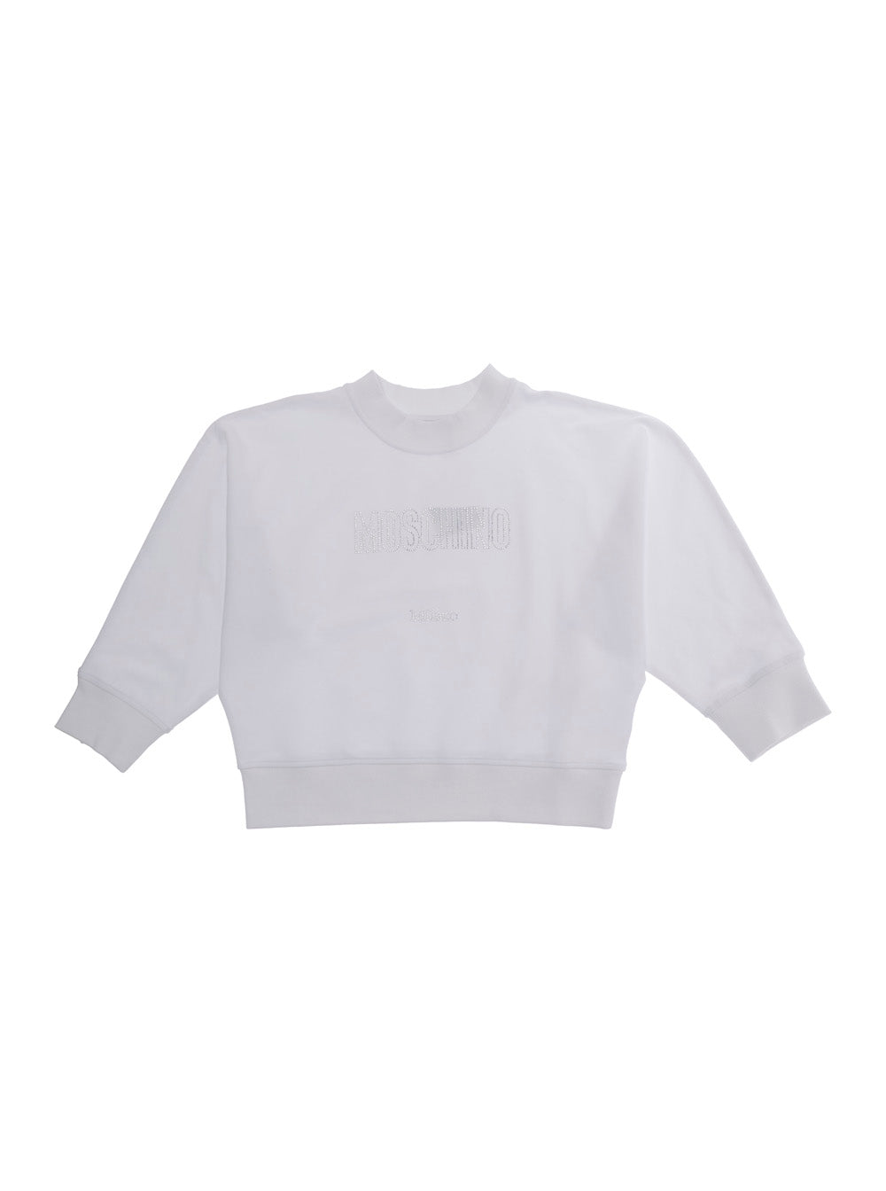 Logo-Embroidered Cotton Sweatshirt — White