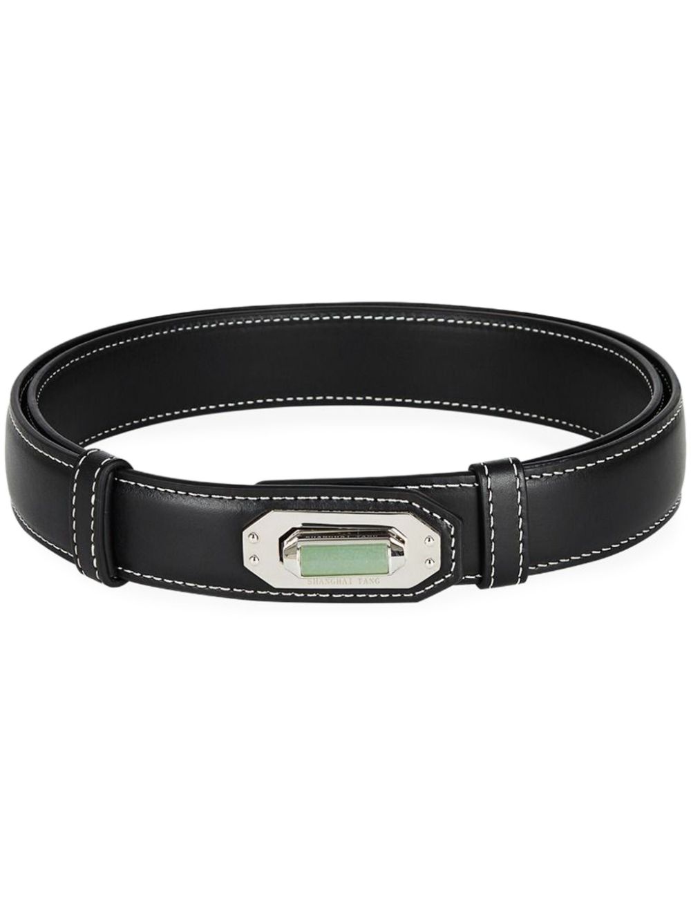 Jade Lock leather belt - Black