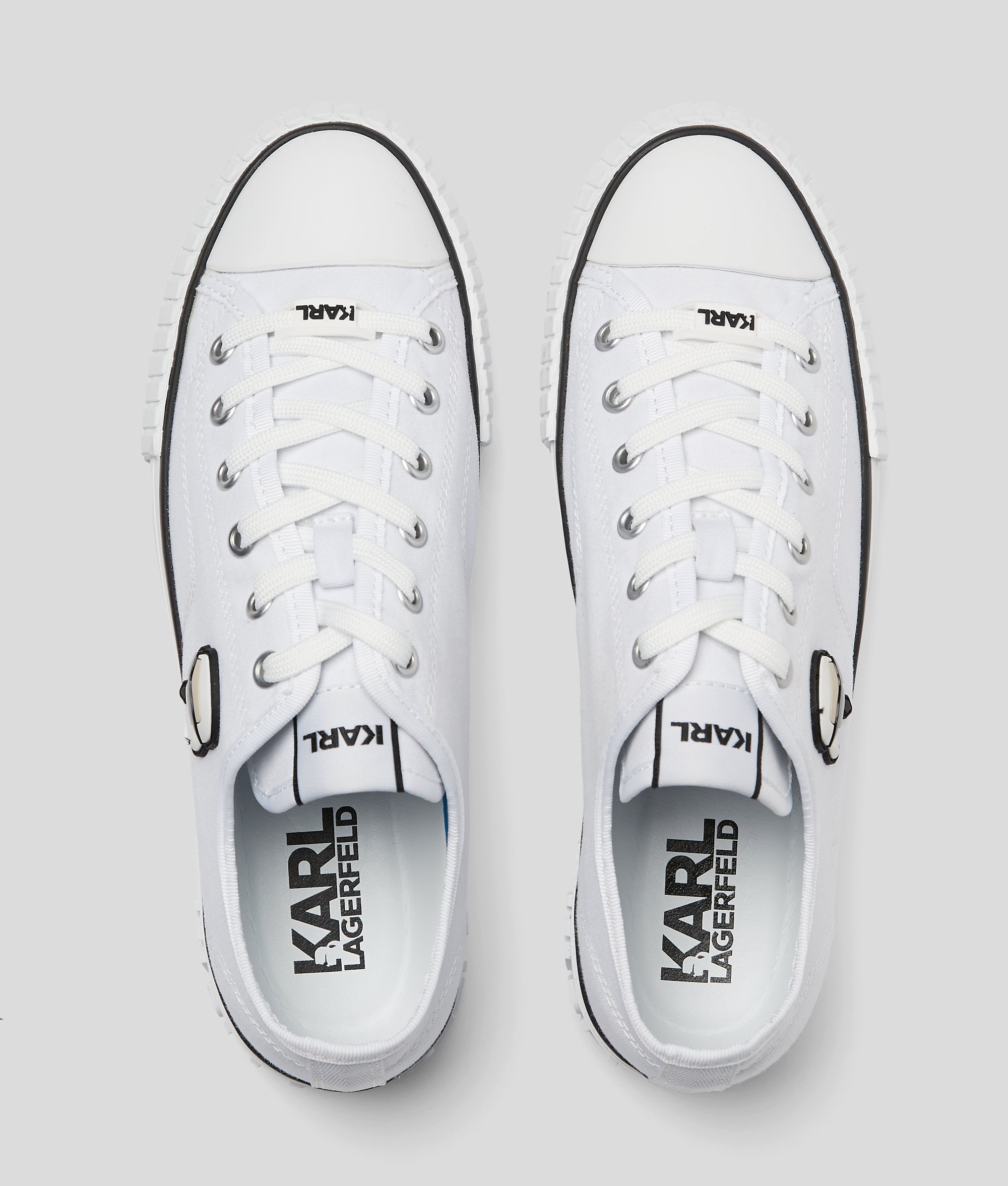 Karl Lagerfeld - Ikon Kampus Max-sneaker, Damen, Weiss, Größe