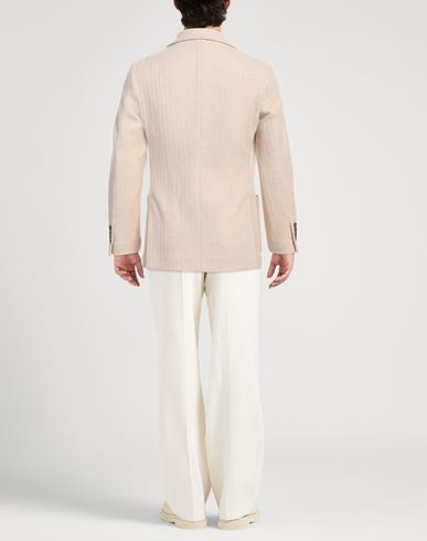Circolo 1901 Man Blazer Beige Size 44 Virgin Wool