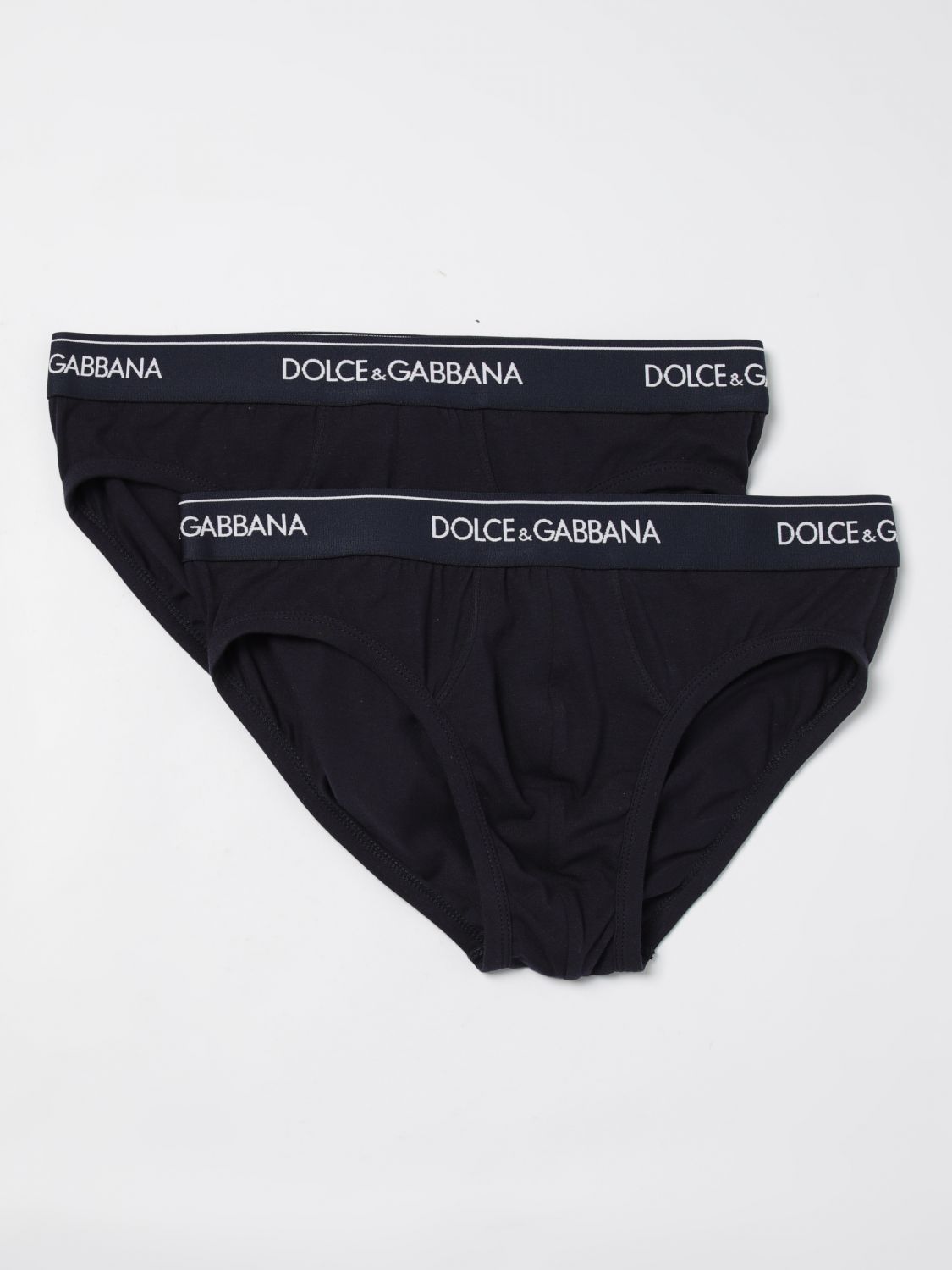 Logo-waistband brief - Black