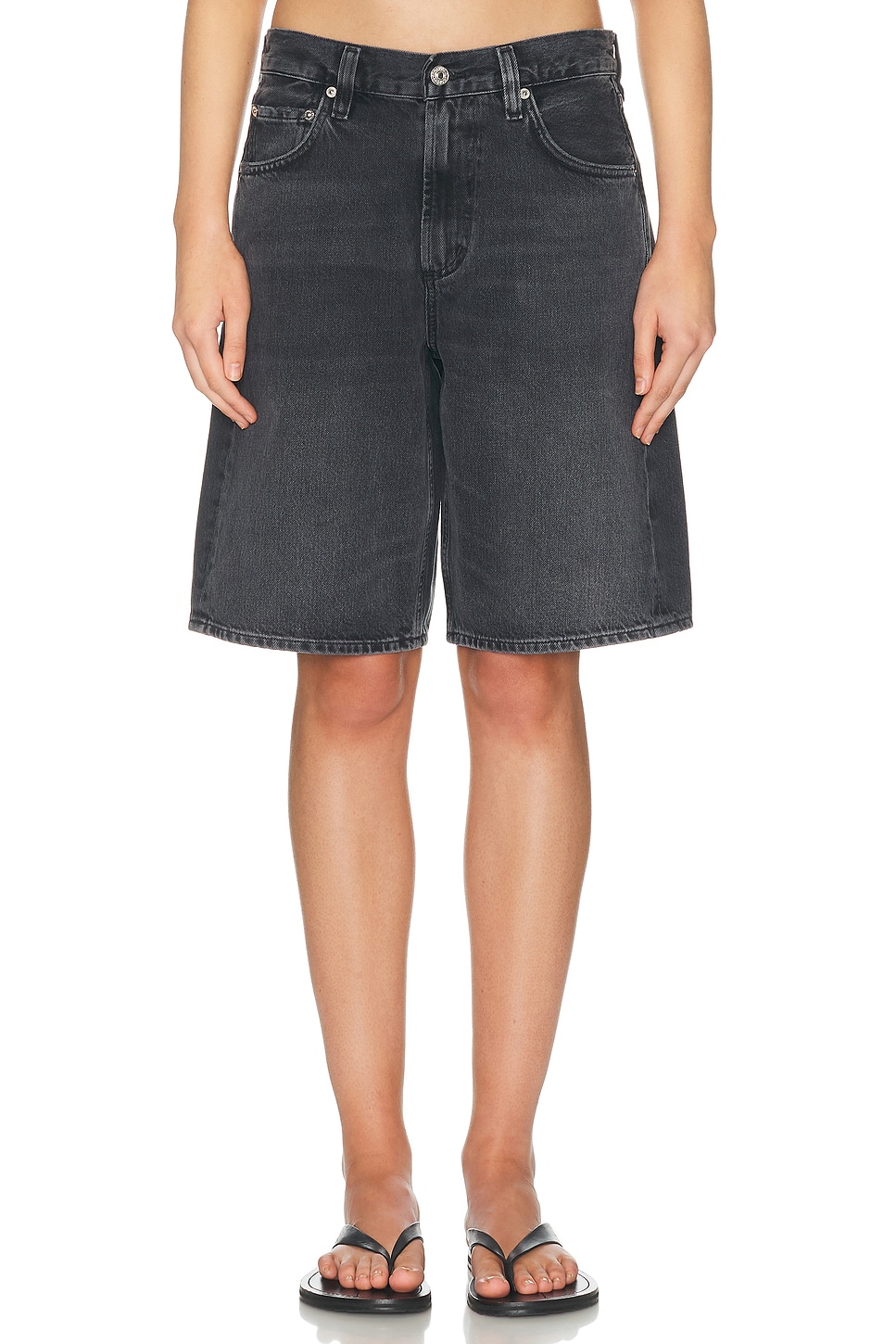 Citizens of Humanity Court Denim Short in Vintage Black - Black. 23 also , 25, 26, 27, 28, 29, 30, 31, 32