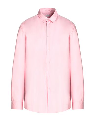 Cotton Oversize Shirt Man Shirt Pink Size L Cotton